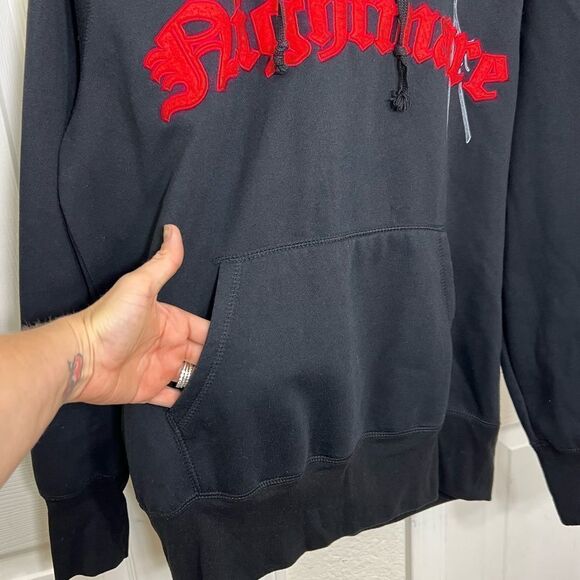 Disney Parks Nightmare Before Christmas Jack Skellington Black Pullover Hoodie L - Picture 6 of 12